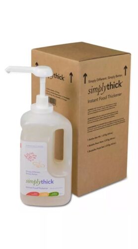 Simply Thick 2L (liter) Easy Mix Food Thickener Bottle with Pump p/n S106005