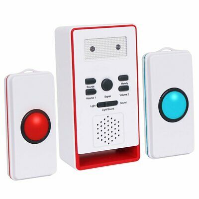 Wireless Caregiver Personal Pager Emergency Alarm Call Mobility Button Caller