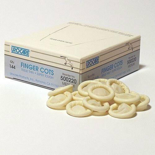 NEW UROCARE 6WDLzy1 1 BX/144 EA Small, 18 mm Finger Cots 500218