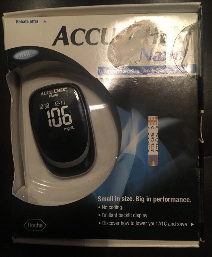 Accu-Chek Blood Glucose Monitoring System Nano Kit New in box