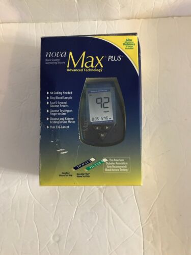 Nova Max Plus Blood Glucose Monitoring System