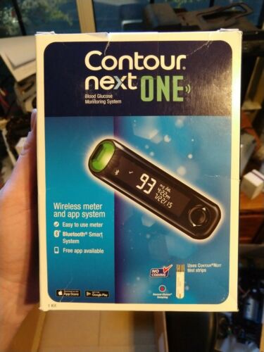 Contour Next One Blood Glucose Monitor Test Diabetes 10/22 Wireless Bluetooth