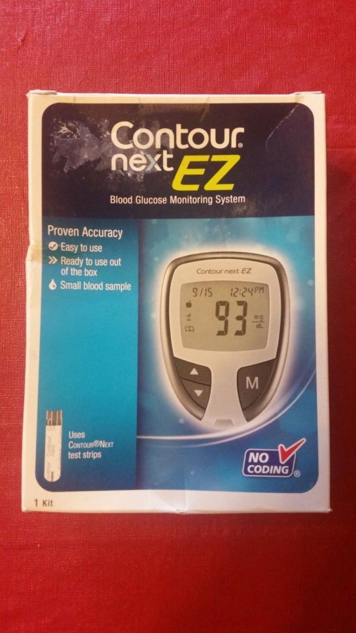 CONTOUR NEXT EZ BLOOD GLUCOSE MONITORING SYSTEM ~ EXP 03/19/2021