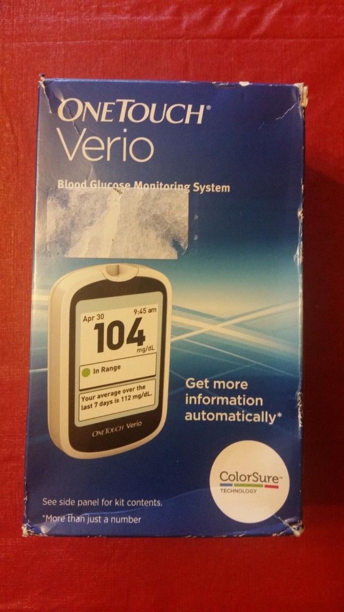 One Touch Verio Blood Glucose Monitoring System Expires 03/31/2021