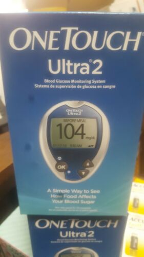 OneTouch Ultra 2 Ultra2 Blood Glucose Meter + Case