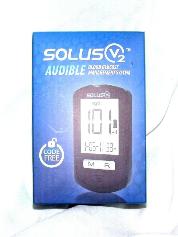 Solus V2 blood Glucose Management System New in the Box