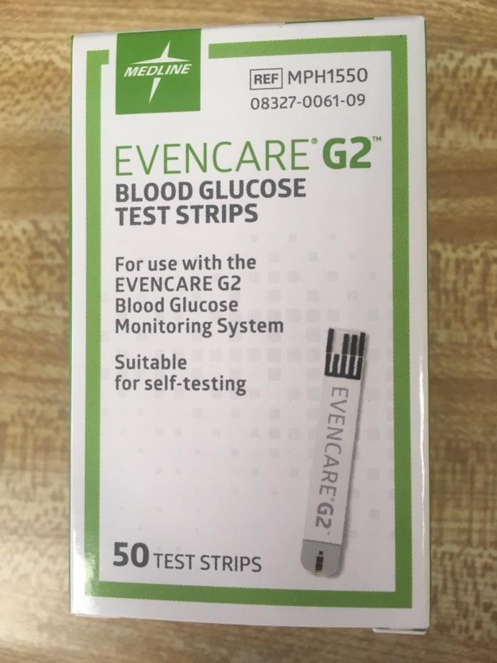 Medline EvenCare G2 Blood Glucose Strips - MPH1550 - Free Shipping 150 strips