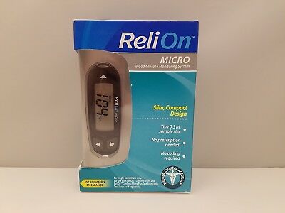 ReliOn Micro Blood Glucose Monitor System | NDC 08317-7120-01 | 712001 | 204401