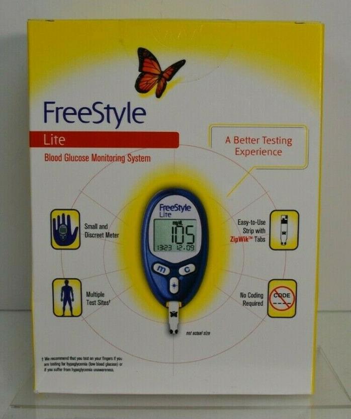 FreeStyle Lite Blood Glucose Monitoring System - NEW & UNOPENED!