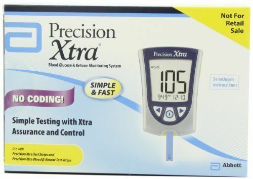 Precision Xtra Blood Glucose & Ketone Monitoring System Meter And Strips 08-2019