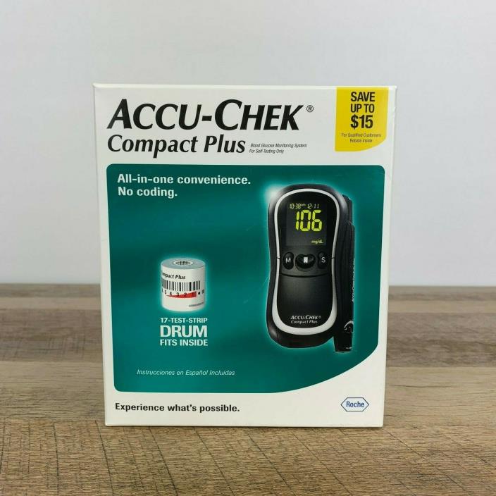 Accu-Chek Compact Plus GT Blood Glucose Diabetic Meter Exp 12/2020 2 units avail
