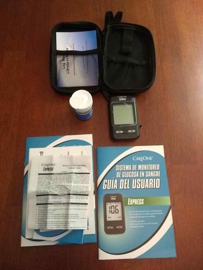 Care One Blood Glucose Meter with Case and Strips