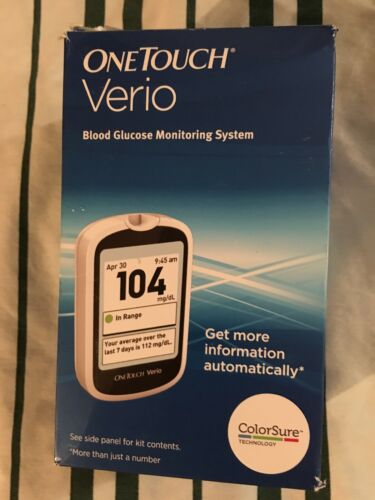 Onetouch Verio Blood Glucose Monitoring System, EXP 10/31/2022