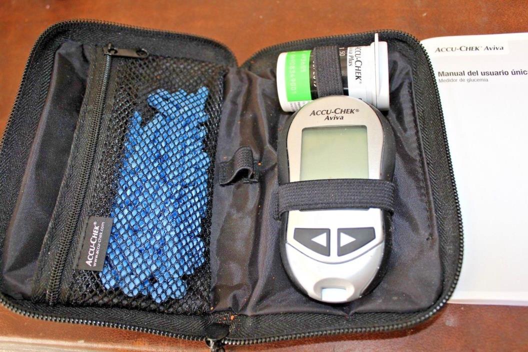 Accu-chek Aviva Blood Glucose Meter With Manual