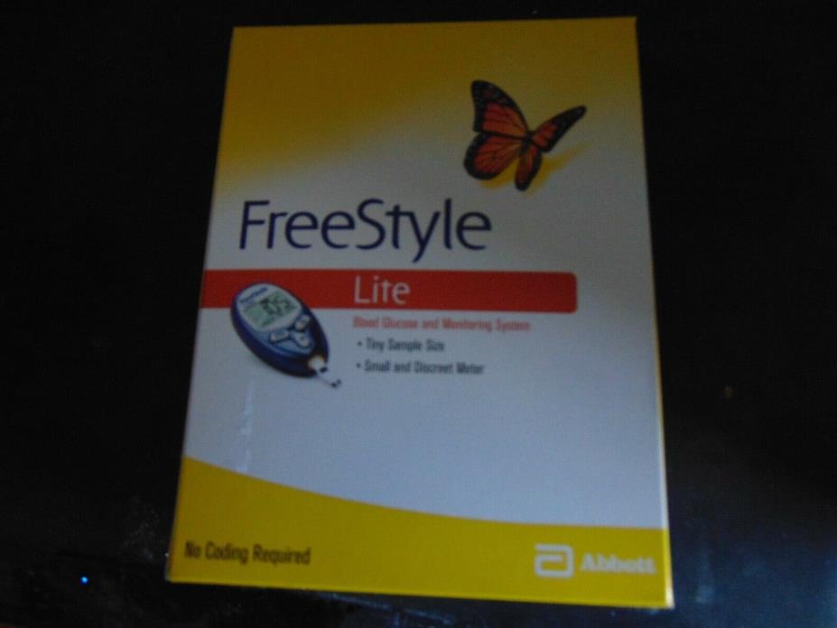 Freestyle Lite Blood Glucose Monitoring Meter System 1 Each