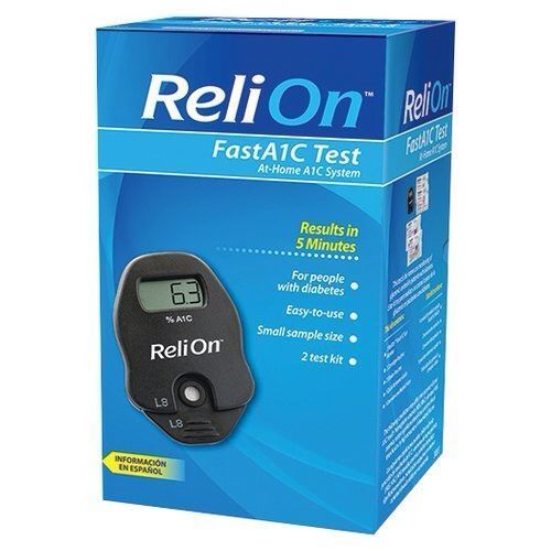 ReliOn A1c Test-at Home A1c Test EXP 3/27/2018