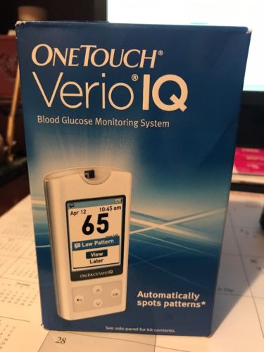 One Touch Verio IQ Blood Glucose Monitoring System Diabetes Care EXP 2020++