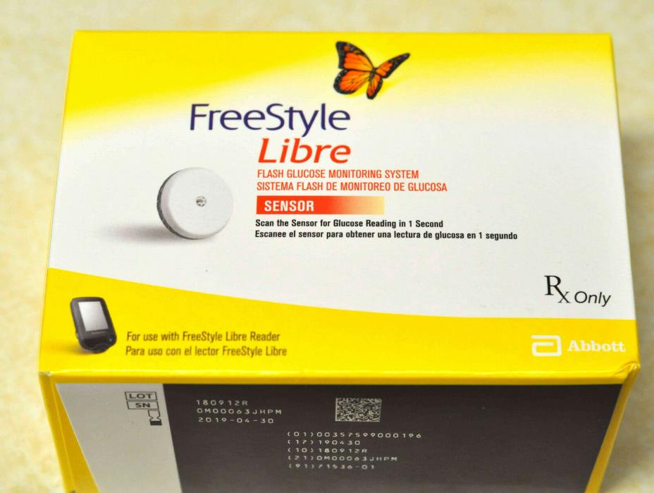 Libre Diabetes Glucose 10 days Freestyle Testing Sensor US, New