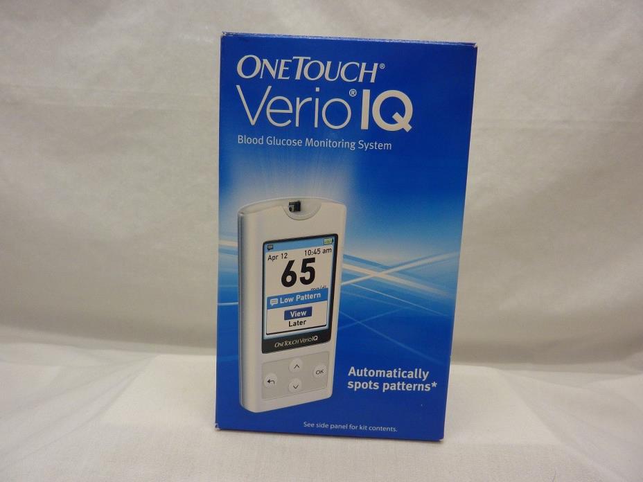 One Touch Verio IQ Blood Glucose Monitoring System New In Box