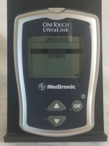 OneTouch UltraLink Blood Glucose Meter w/ Travel Case 125 readings EUC Free Ship