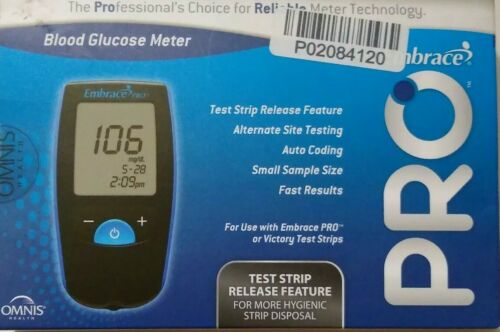 Embrace Pro Blood Glucose Meter Diabetes