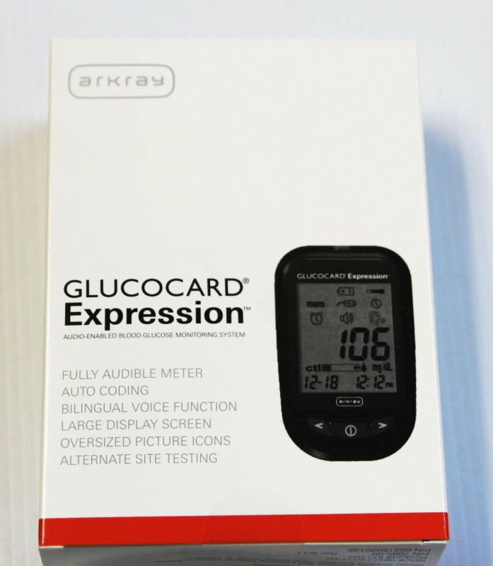 (Case of 16) Arkray Glucocard Expression Blood Glucose Monitor/Meter S70139 NIP