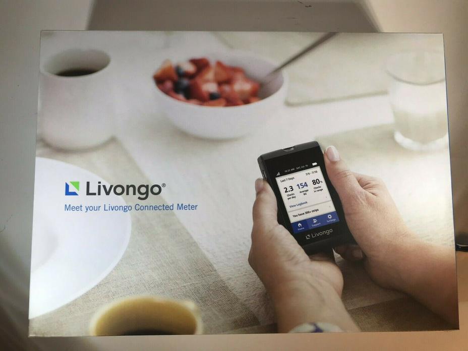 Brand New Livongo Welcome Kit Blood Glucose Meter BG300 Diabetic