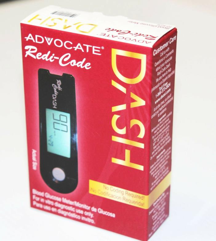 Lot of 10 - Advocate Redi Code Dash Blood Glucose Diabetic Monitor/Meter TD-4276