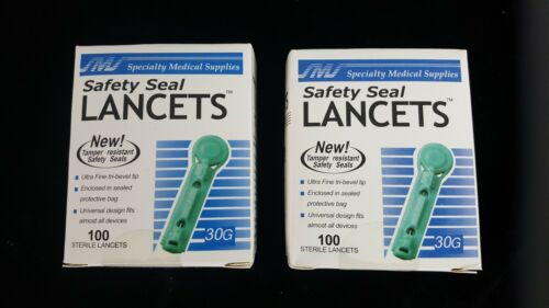 SMS Safety Seal Lancets Ultra Thin 30G - 200 Count