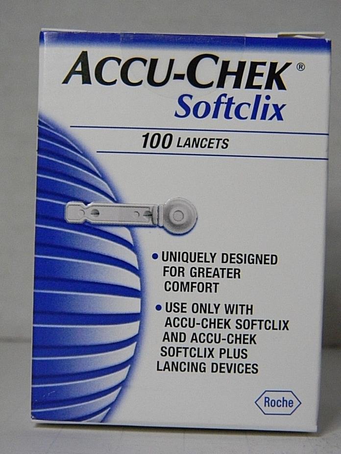 Roche Accu-Check Softclix Lancets 100 Count Exp 8/2020