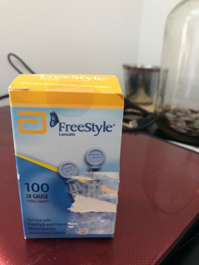 Freestyle Lancets. 100ct. Expire on 9/2020
