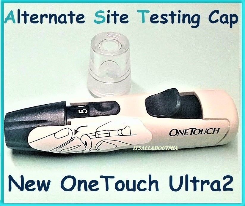 NEW One Touch Ultra2 Ultra Finger Lancing Device and AST Clear CAP, LIFESCAN