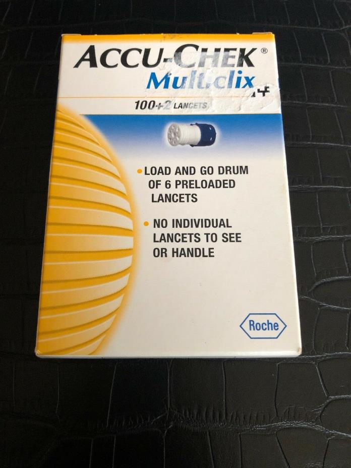 ACCU-CHEK Lancets Multiclix Roche LOAD AND GO DRUM 100+2 Glucose Exp. 10/2019