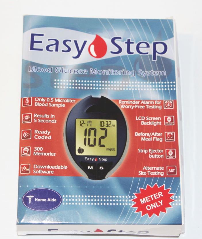 Lot of 25 Easy Step Blood Glucose Diabetic Monitor Meter System Model #91237 NIP