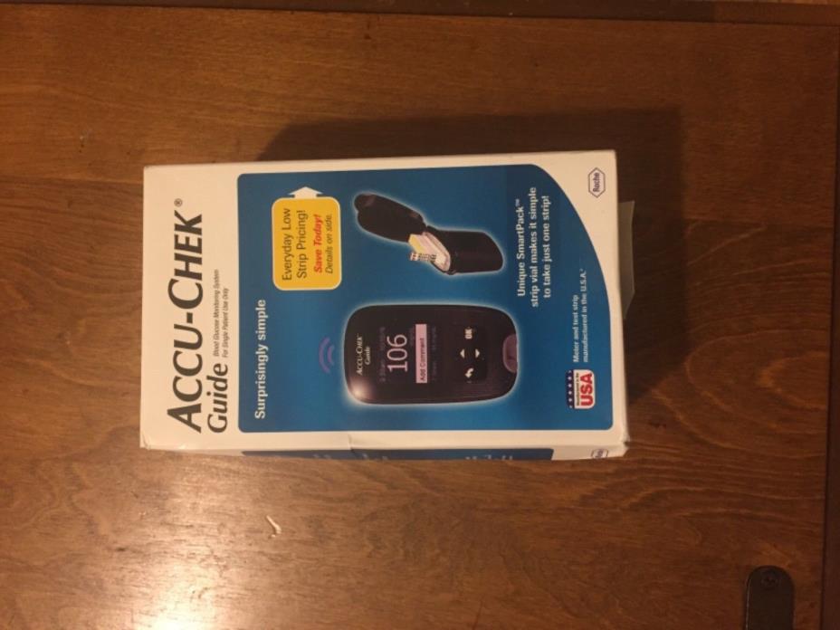 Accu-Chek Guide Gluecose moniter with 100 test strips