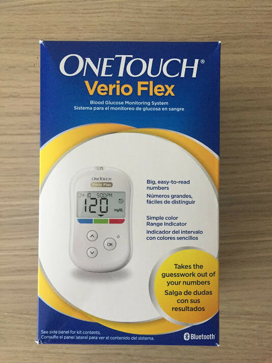 LifeScan 02327002 OneTouch Verio Flex Blood Glucose Monitoring Exp:2017-10