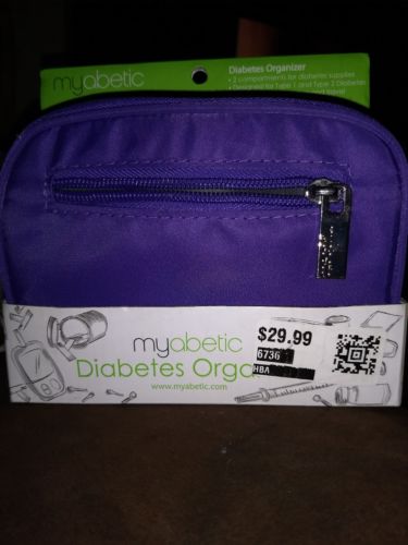 Myabetic Diabetes Fashion Organizer Supply Case Purple Kyrra Richards New