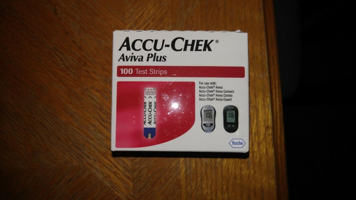11 Accu-Chek Aviva Plus Test Strips (50 Pack)  Total 550 Test Strips