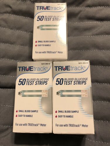 TRUEtrack Diabetic Blood Glucose Test Strips, 150 CT Box EXP 2021