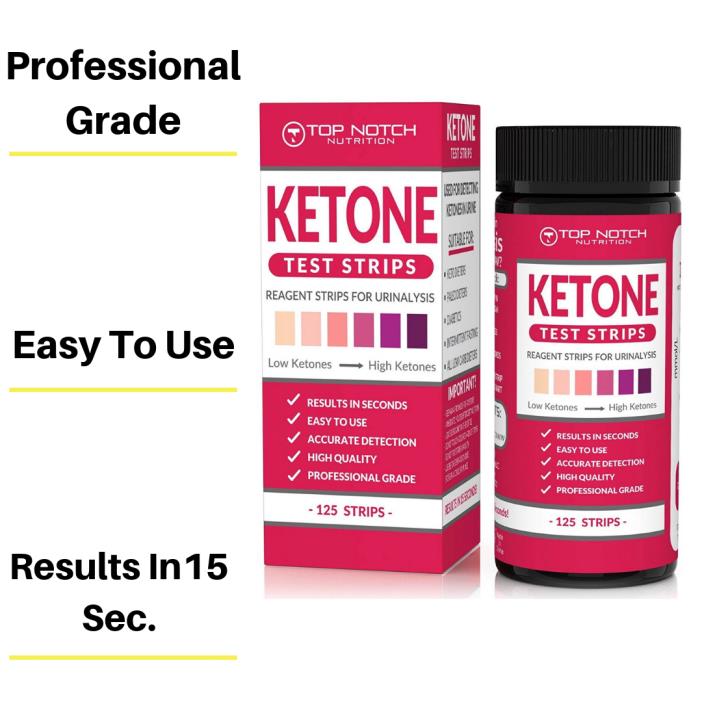 Ketone Urine Test Strips Best for Low Carb, Keto/Ketogenic & Diabetic Diet