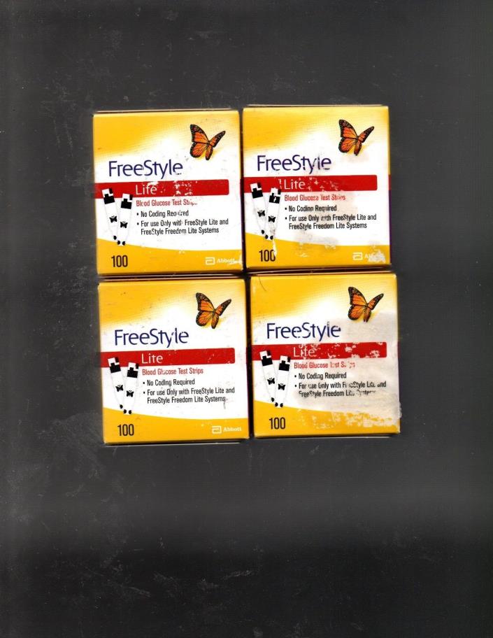 FREESTYLE LITE  Blood Glucose Test Strips 400 Exp 09/2020 SEALED