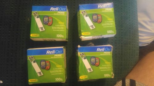 ReliOn Prime Blood Glucose Diabetic Test Strips, 100 Ct 6/18 Actual item in pics