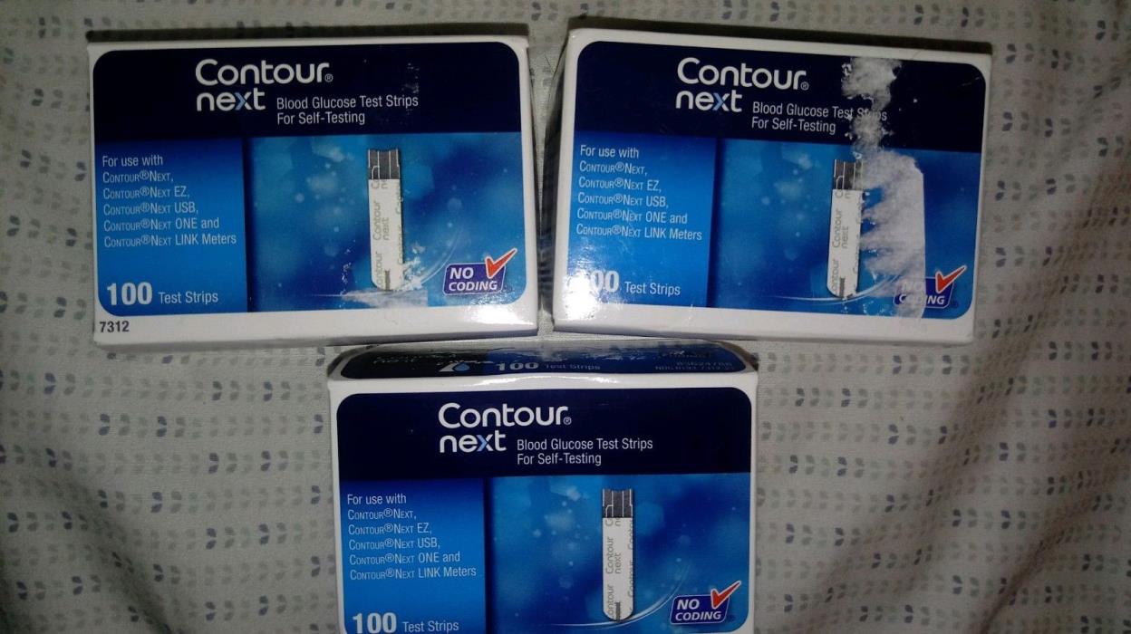 Bayer Contour Next Blood Glucose Test Strips 100 Each (Pack of 6)