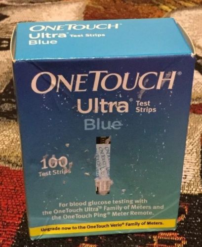 One Touch Ultra Blue Test Strips 100 Ct. Exp.4/30/2020