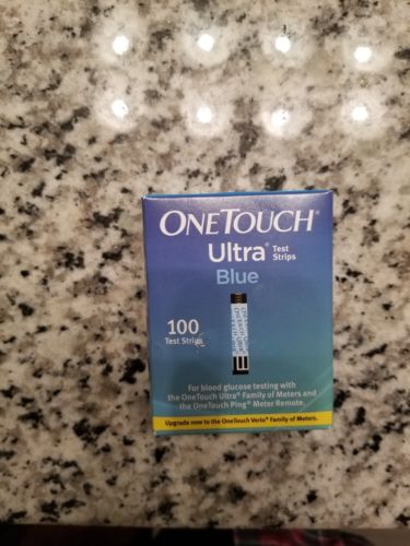 One Touch Ultra Blue Diabetic  100 Test Strips