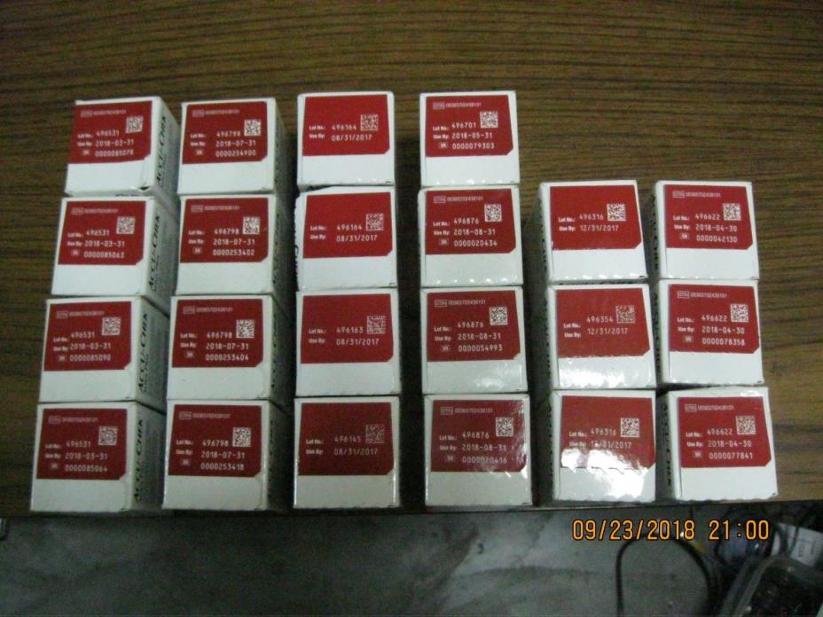 1100 Accu-Chek Aviva Plus test strips diabetic blood glucose medical Diabetes
