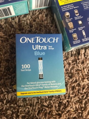 One touch ultra blue test strips (500ct Test Strips strips) Exp 2020