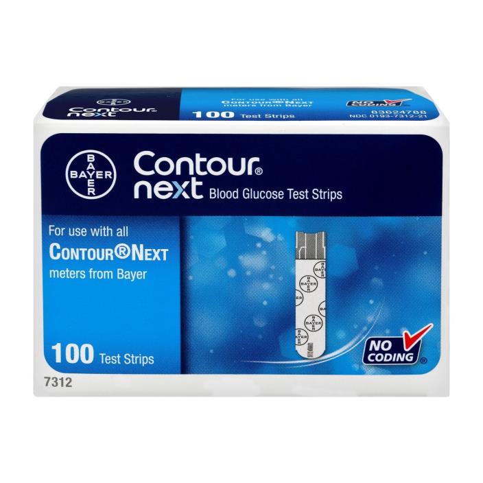 Bayer Contour Next Blood Glucose test Strips 300 NEW YEAR Sale SAVE Bargain deal