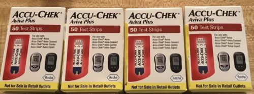 ACCU-CHEK Aviva Plus Diabetic Blood Sugar 200 Test Strips Free Ship  3/31/2020