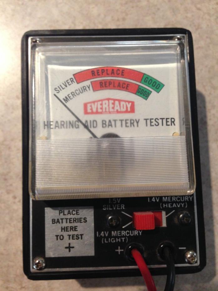 HEARING AID BATTERY TESTOR